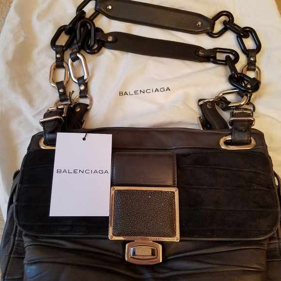 Balenciaga Handbags - Make Offer - Balenciaga Leather Purse Shoulder Bag